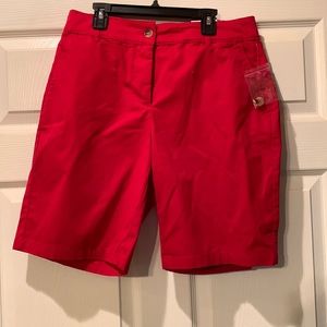 Kim Rogers Twill shorts 9” inseam. NWT